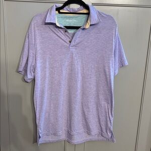 Hawker Rye purple polo short sleeve shirt sz L